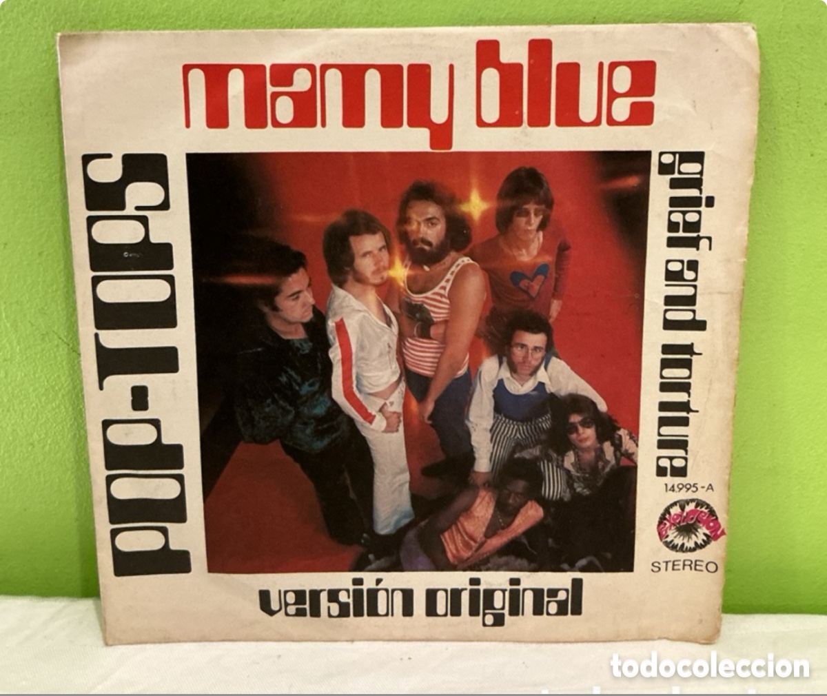 Vinyl records: Pop-Tops &ndash; Mamy Blue &ndash; Single Explosi&oacute;n 1971