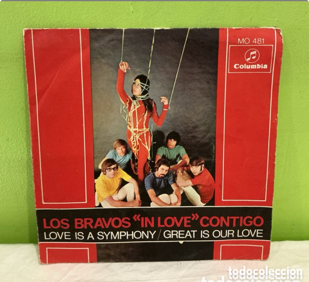 Vinyl records: Los Bravos &ndash; Love Is a Symphony &ndash; Single Columbia 1968