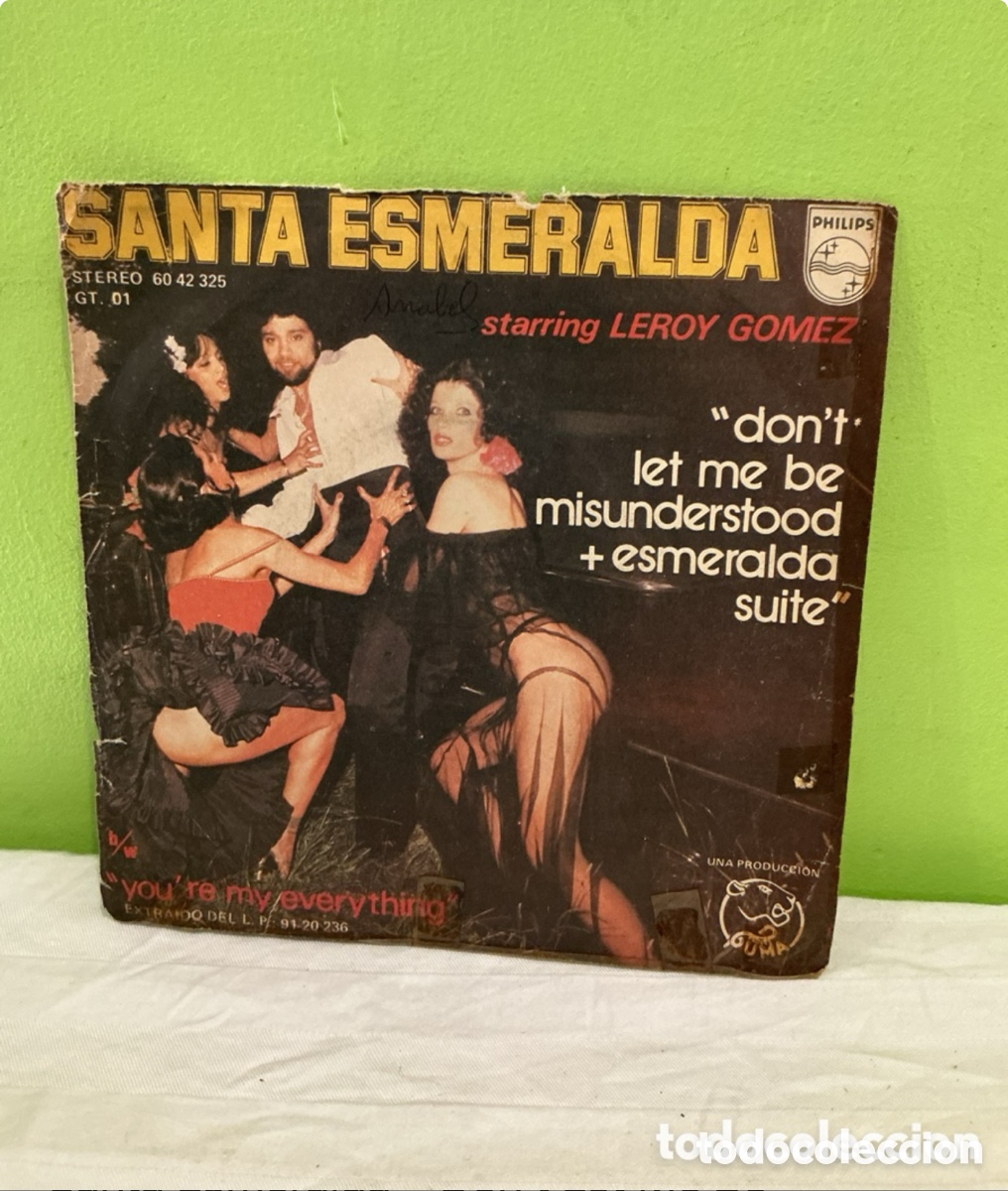 Vinyl records: Santa Esmeralda &ndash; Don&rsquo;t Let Me Be Misunderstood &ndash; Single 1977