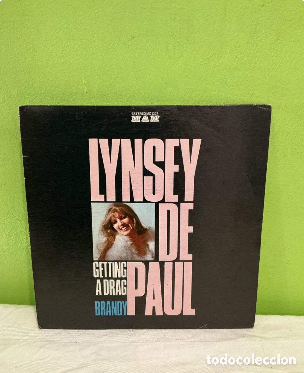 Discos de vinilo: Lynsey de Paul &ndash; Getting a Drag / Brandy &ndash; Single 1973 - Foto 2