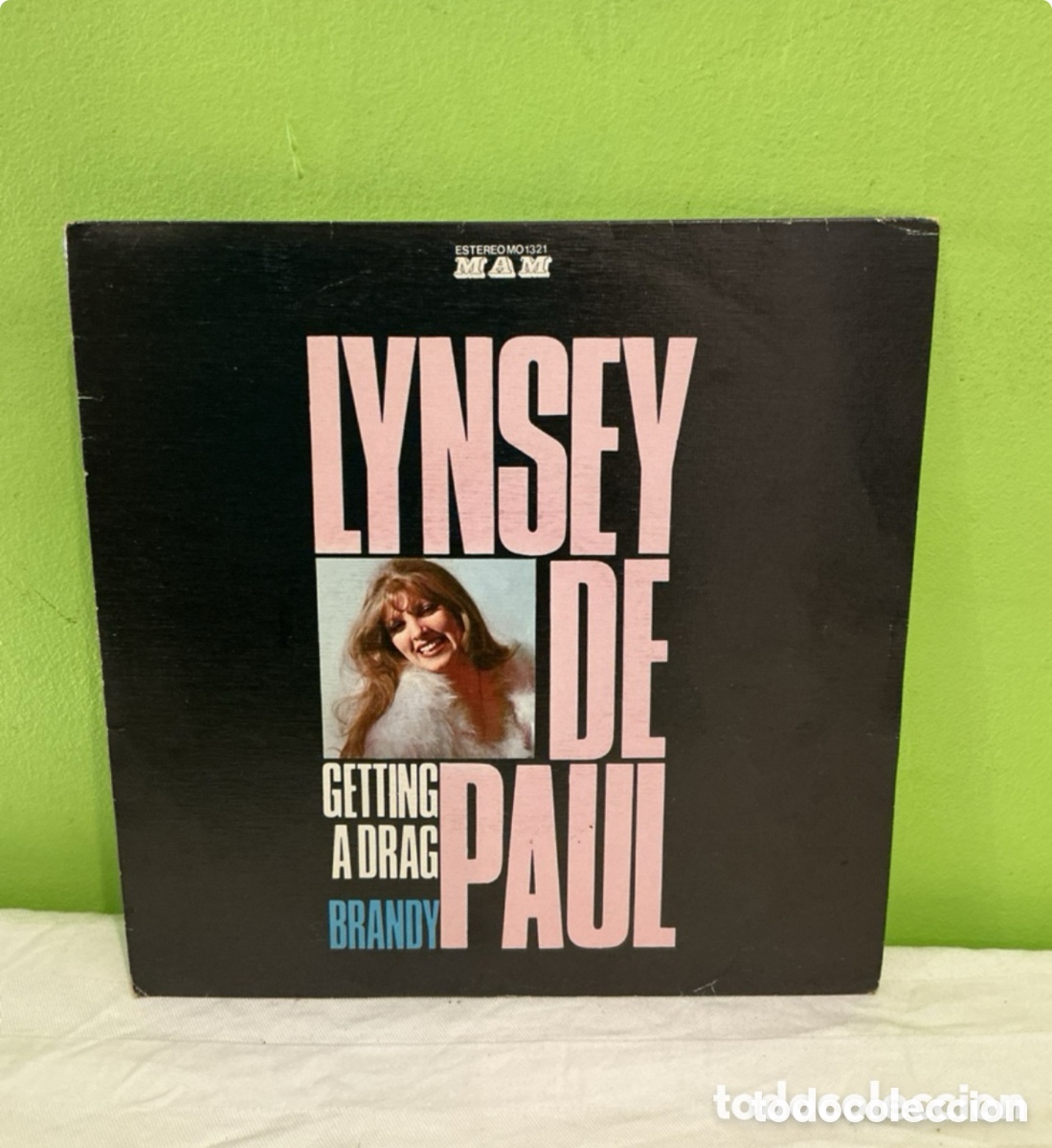 Discos de vinilo: Lynsey de Paul &ndash; Getting a Drag / Brandy &ndash; Single 1973 - Foto 1