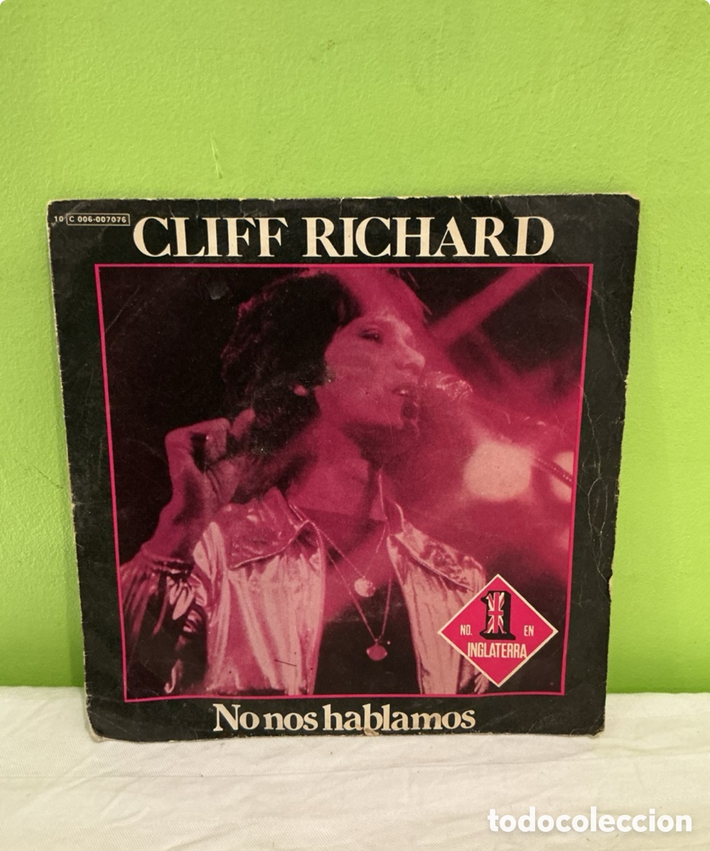 Vinyl records: Cliff Richard &ndash; No nos hablamos &ndash; Single Reflejo 1979