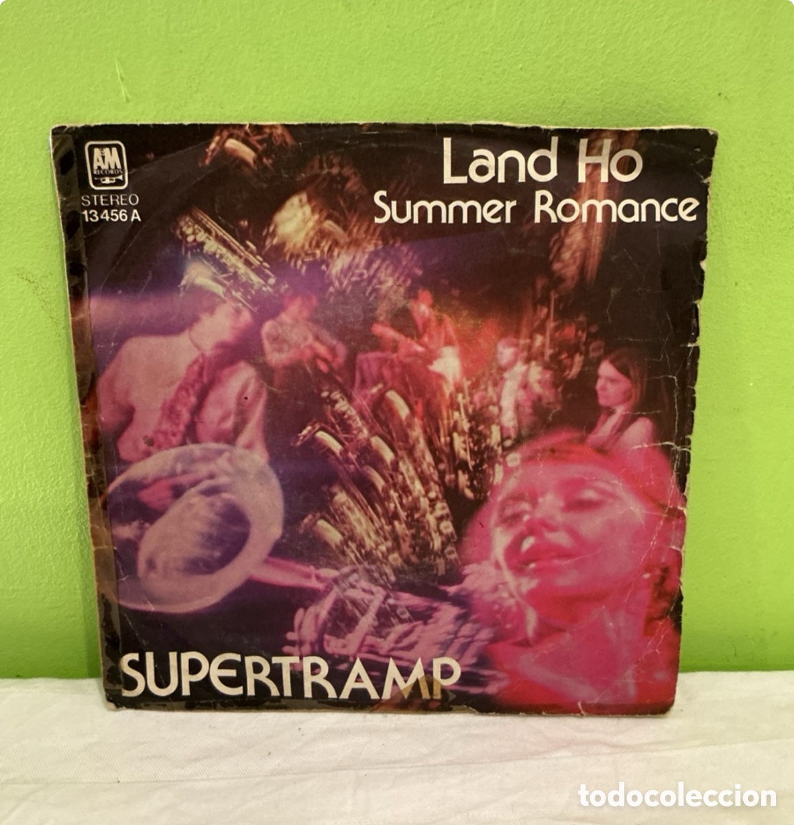 Vinyl records: Supertramp &ndash; Land Ho / Summer Romance &ndash; Single espa&ntilde;ol 1974