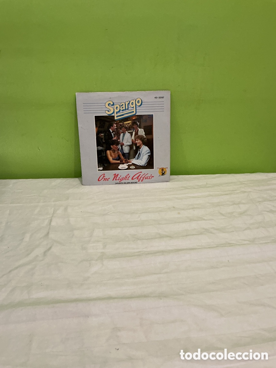 Discos de vinilo: Spargo &ndash; One Night Affair &ndash; Single, 1981 - Foto 6
