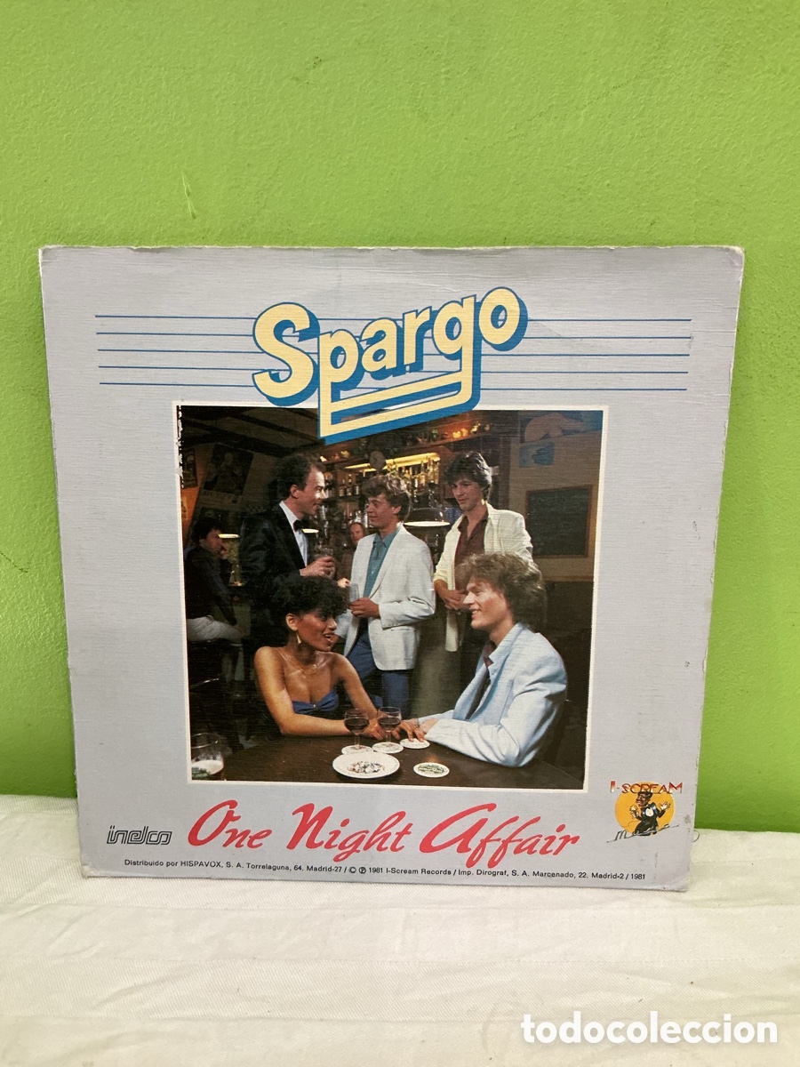 Discos de vinilo: Spargo &ndash; One Night Affair &ndash; Single, 1981 - Foto 7