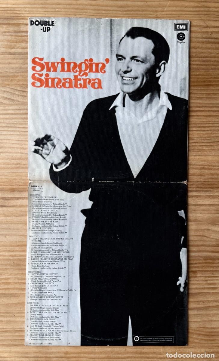 Discos de vinilo: Frank Sinatra &ndash; Swingin Sinatra. 2 LP. UK 1972 - Foto 2