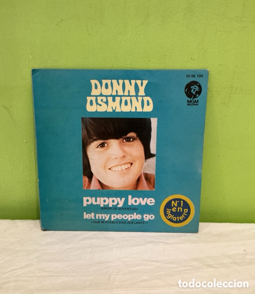 Disques de vinyle: Donny Osmond &ndash; Puppy Love &ndash; Single, 1972