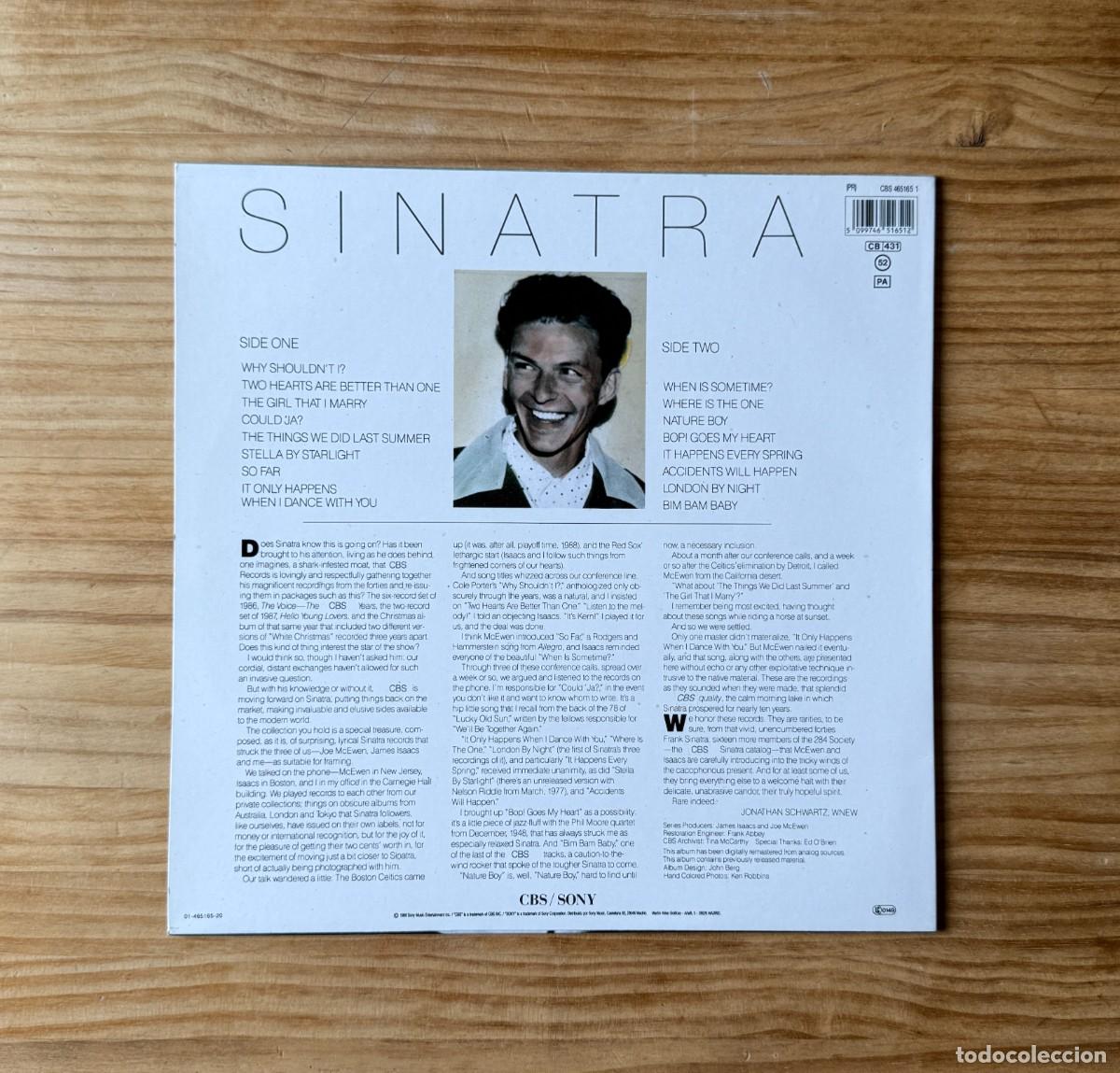 Discos de vinilo: Frank Sinatra &lrm;&ndash; The CBS years. Spain 1986 - Foto 2