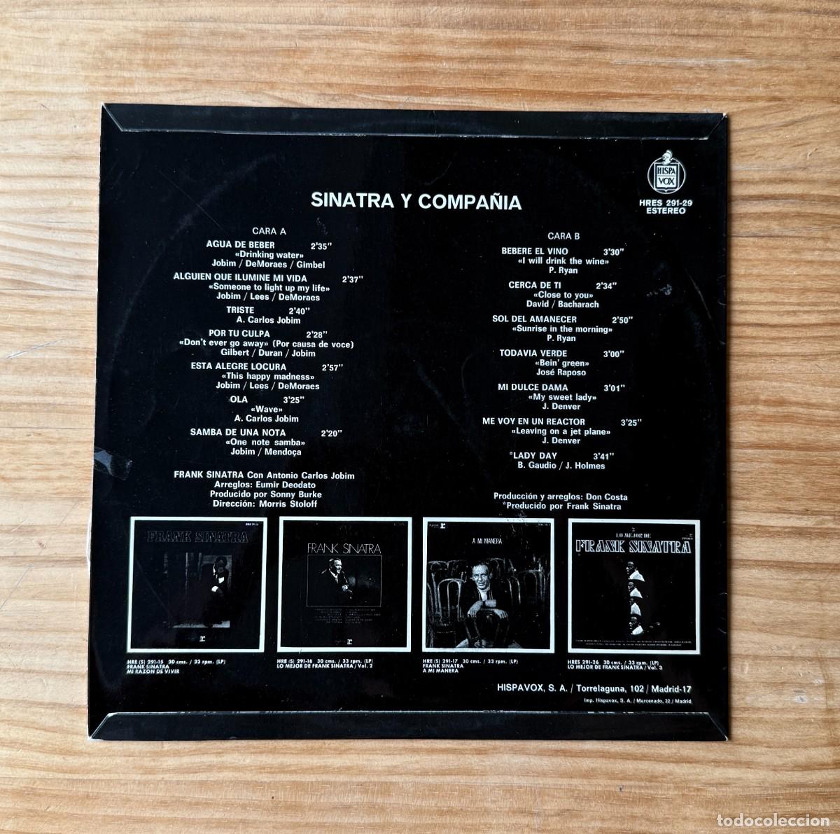 Discos de vinilo: Frank Sinatra &ndash; Sinatra & Company. Spain 1971 - Foto 2