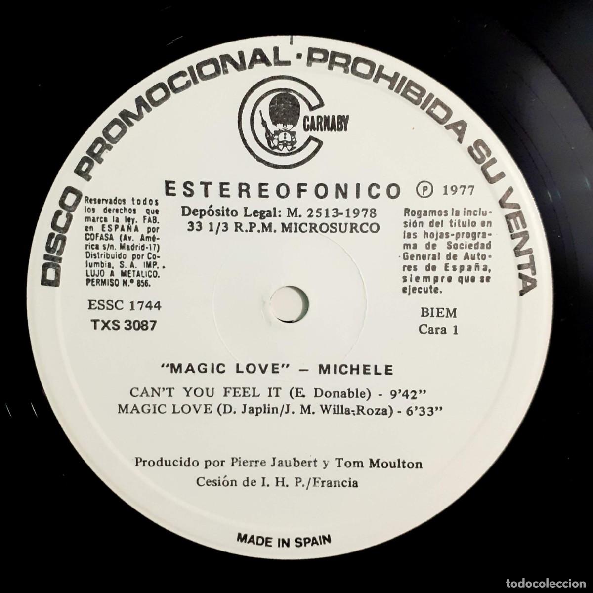 Discos de vinilo: Disco vinilo MICHELE Magic Love 1978 - Foto 4