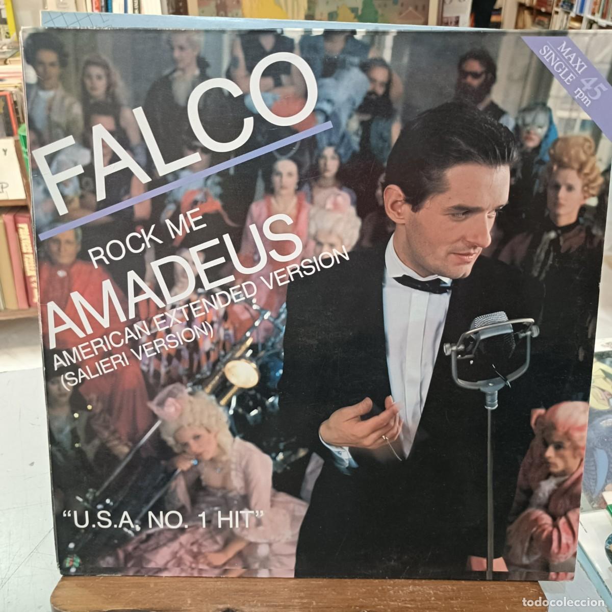 Discos de vinilo: Falco - Rock Me Amadeus - Maxi Single A&M Records 1985