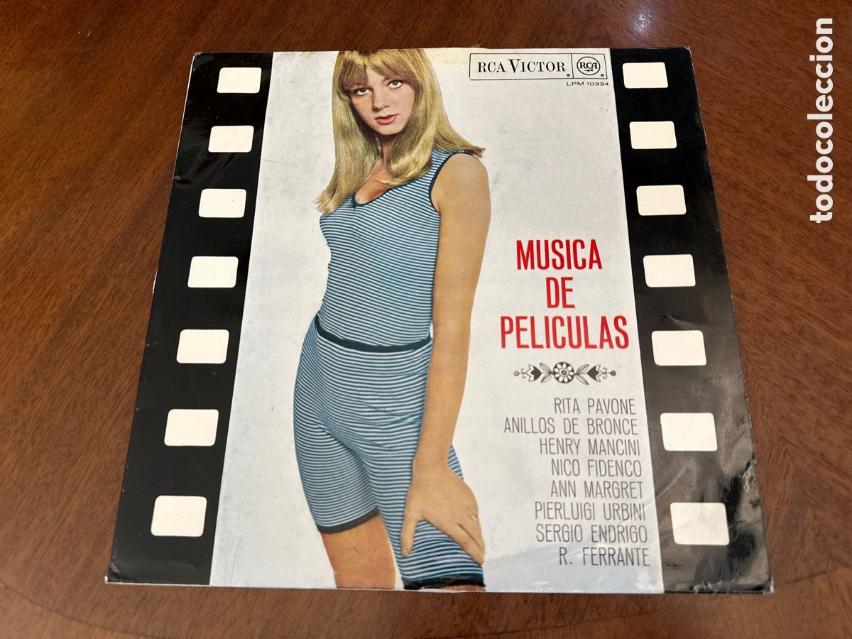 Discos de vinilo: M&Uacute;SICA DE PEL&Iacute;CULAS - RITA PAVONE, ANN MARGRET, HENRY MANCINI, NICO FIDENCO, LP RCA 1967