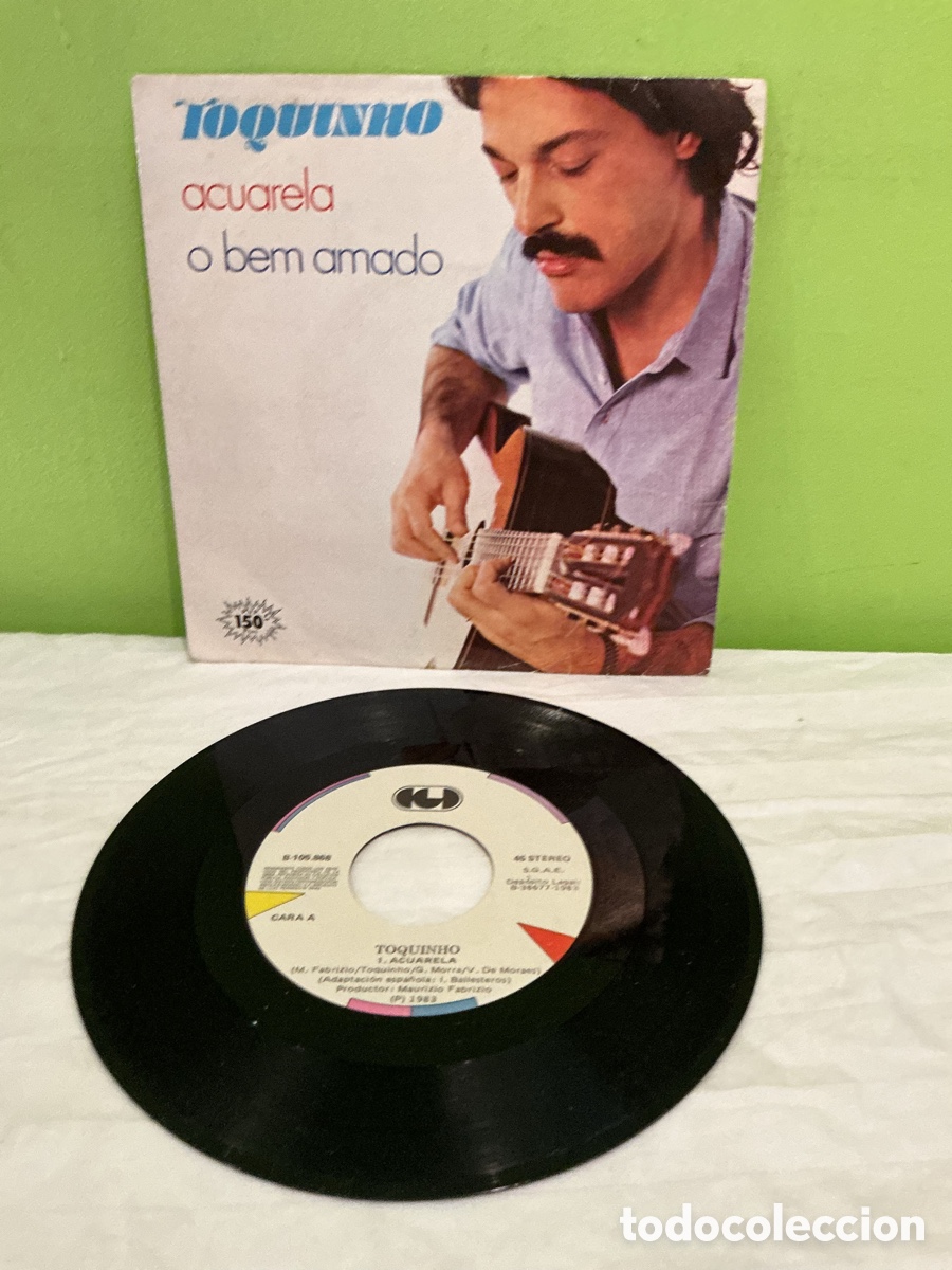 Discos de vinilo: Toquinho &ndash; Acuarela &ndash; Single, 1983 - Foto 3