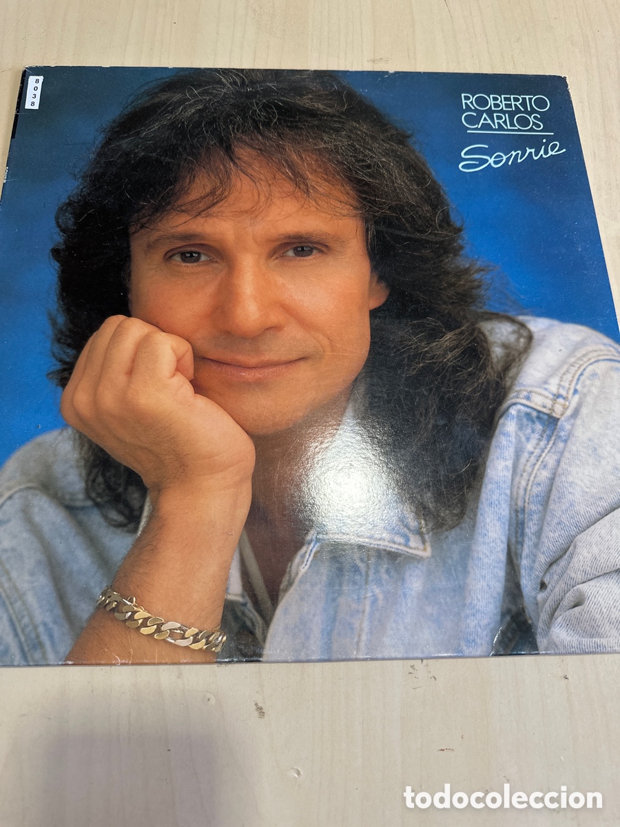 Discos de vinilo: VIN8038 Roberto Carlos sonr&iacute;e vinilo segunda mano