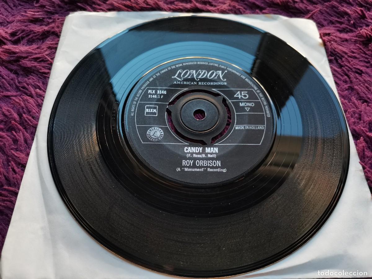 Discos de vinilo: Roy Orbison &ndash; Candy Man Vinilo 7&rdquo; Single Netherlands FLX 3146 - Foto 3