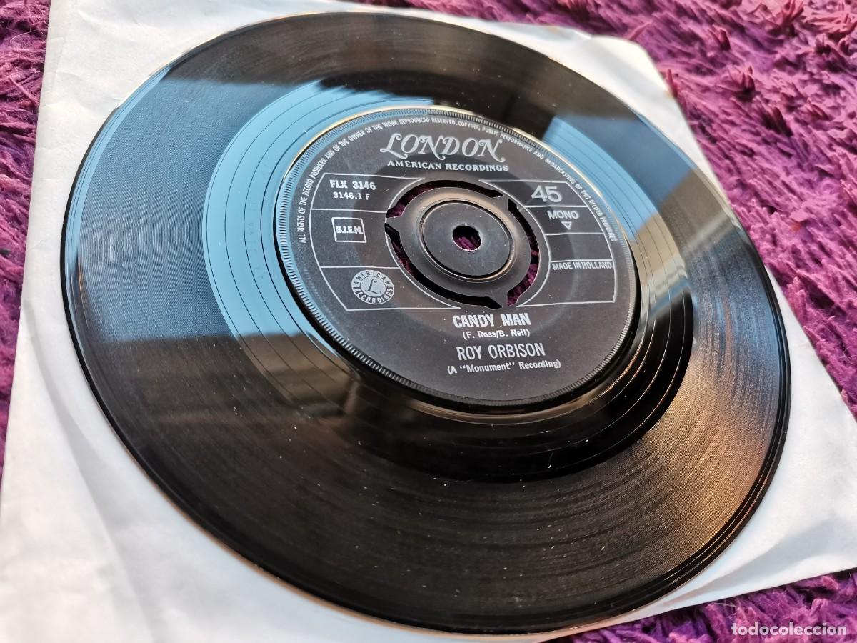 Discos de vinilo: Roy Orbison &ndash; Candy Man Vinilo 7&rdquo; Single Netherlands FLX 3146 - Foto 5