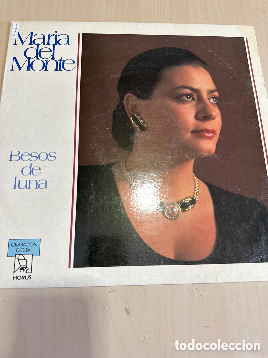 Discos de vinilo: VIN8070 Mar&iacute;a del monte besos de luna vinilo segunda mano