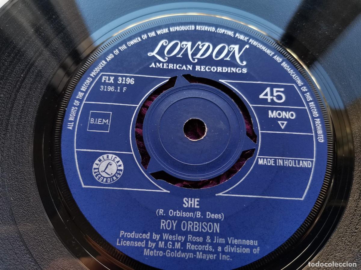 Discos de vinilo: Roy Orbison &ndash; She Vinilo 7&rdquo; Single 1967 Netherlands FLX 3196