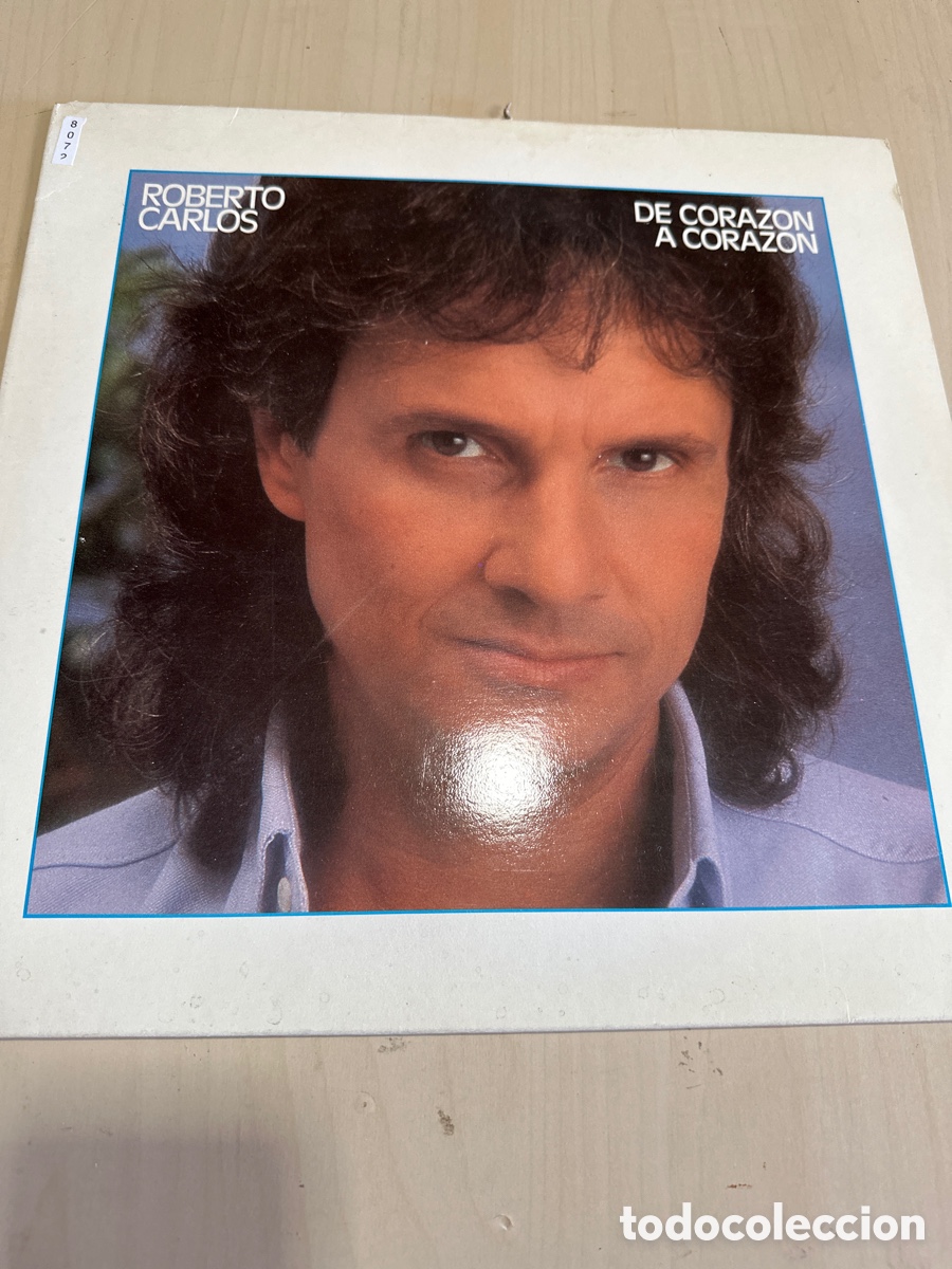 Discos de vinilo: VIN8072 Roberto Carlos de coraz&oacute;n a coraz&oacute;n vinilo segunda mano