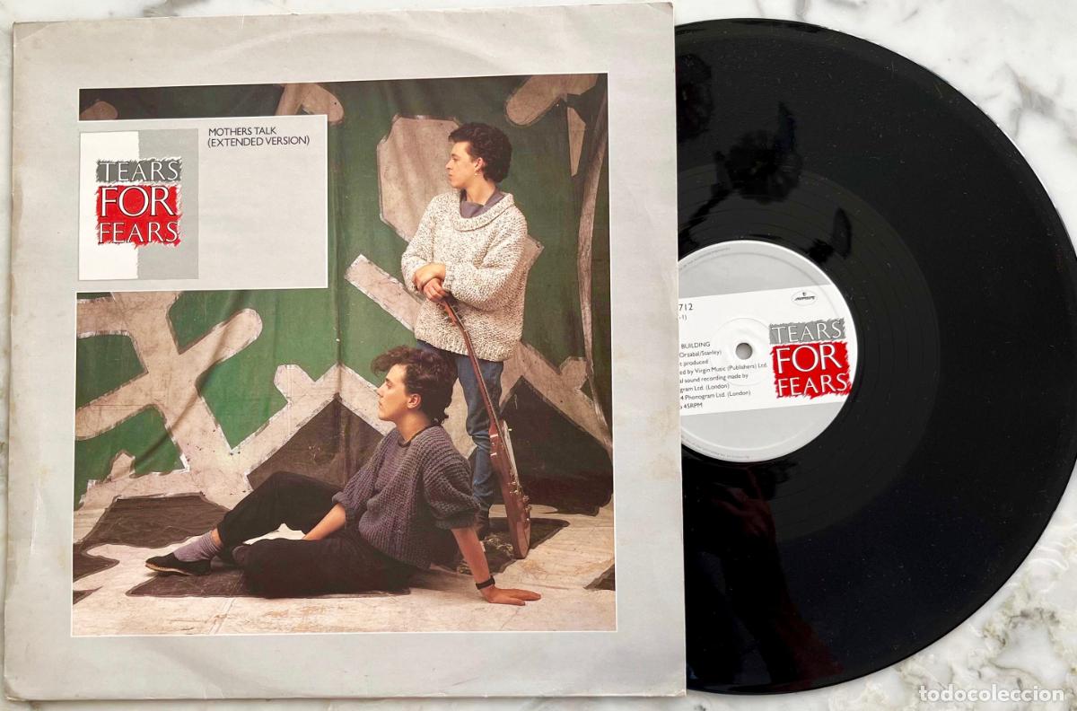 Discos de vinilo: TEARS FOR FEARS. MOTHERS TALK. EXTENDED VERSION. MAXISINGLE UK 2 TEMAS 1984
