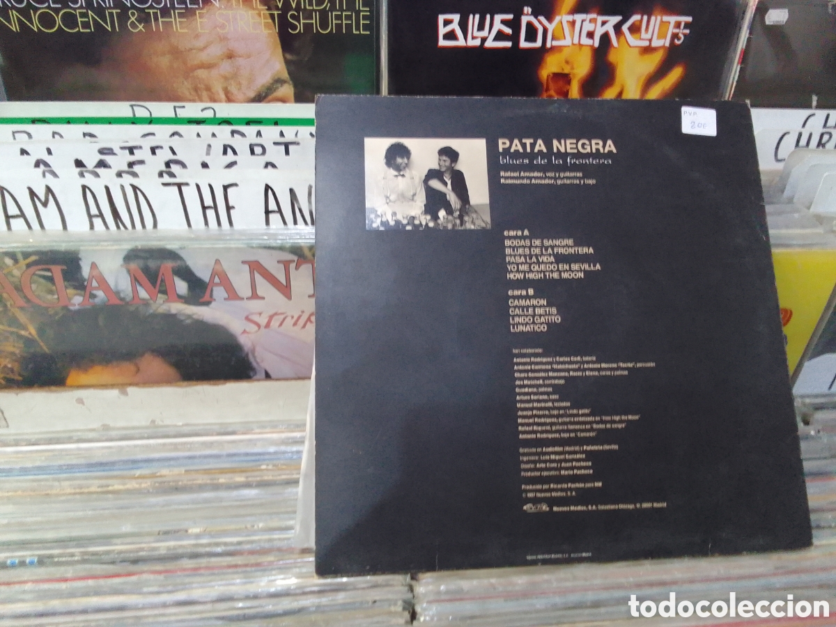 Discos de vinilo: Pata negra, blues de la frontera - Foto 2