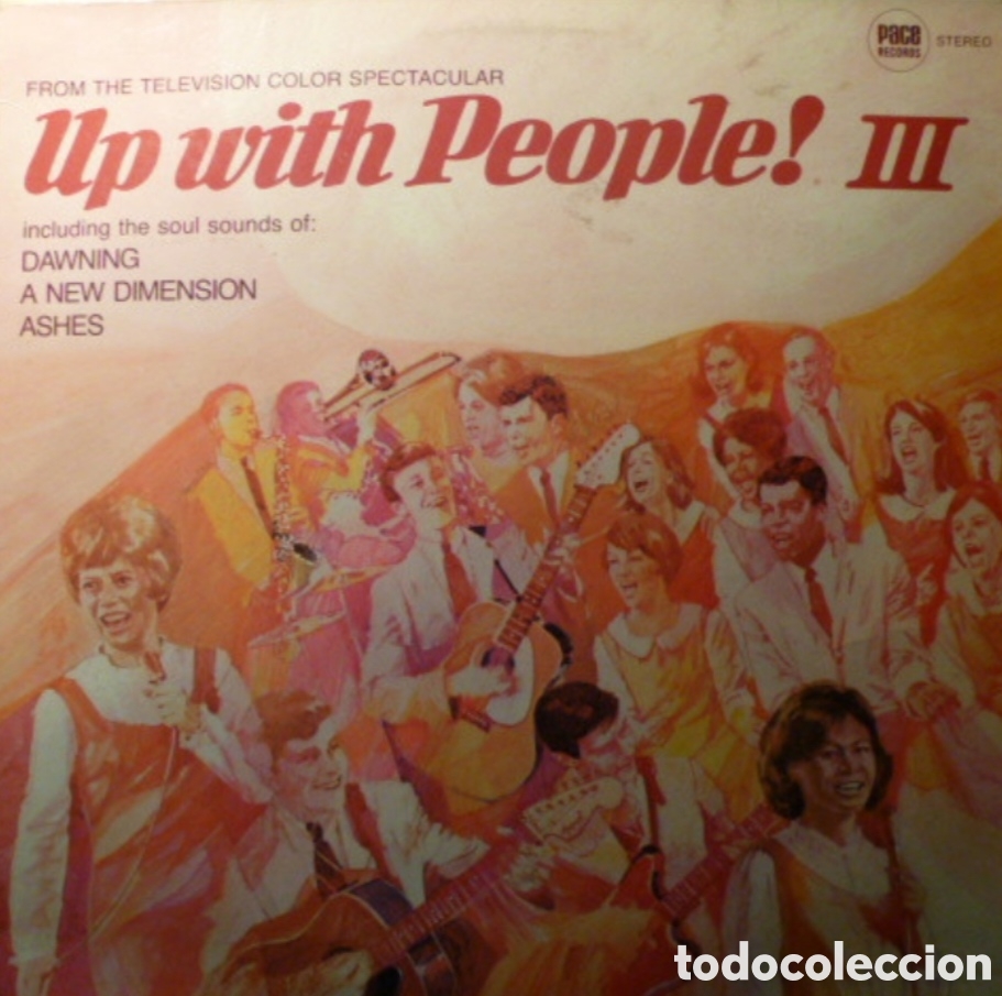 Discos de vinilo: MAXI UP WITH PEOPLE - Pace 1968 - S-1502 - Edicion PAISES BAJOS (EX+/NM)
