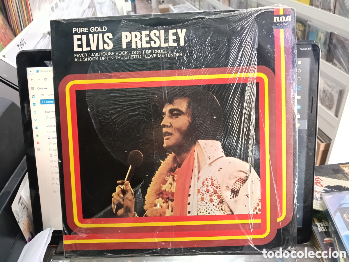 Discos de vinilo: Elvis pur&eacute; gold LP precintado espa&ntilde;a