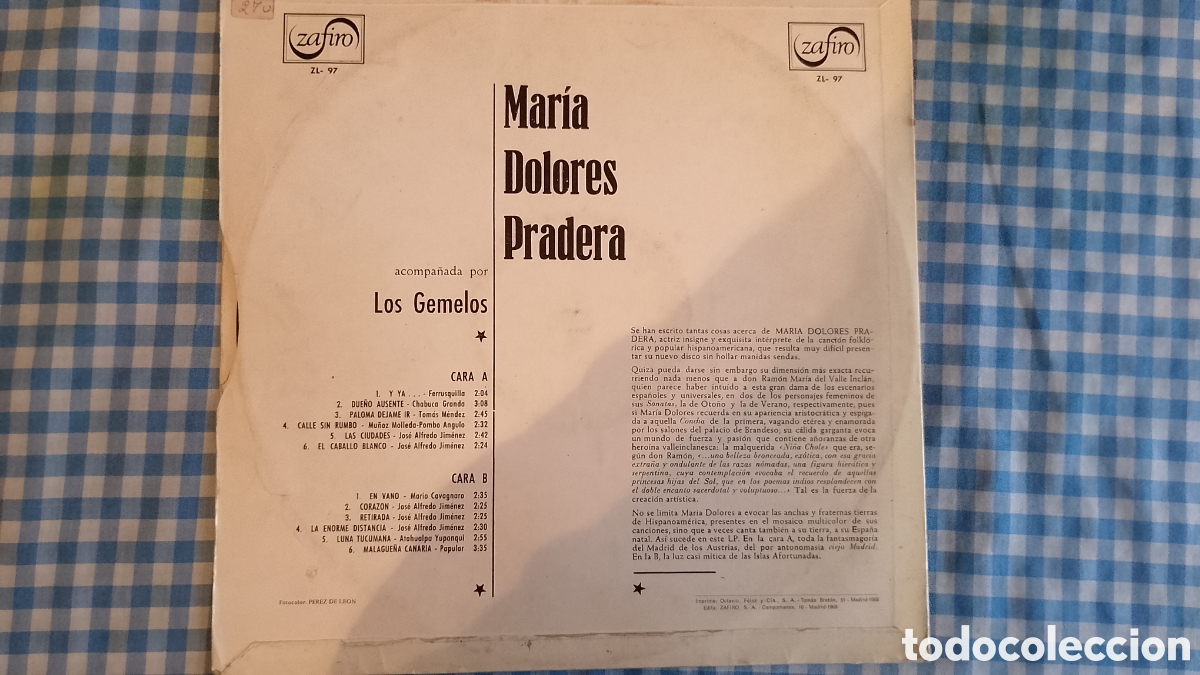 Discos de vinilo: Mar&iacute;a dolores pradera - Foto 2