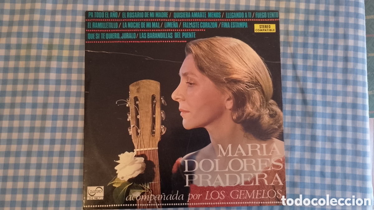 Discos de vinilo: Vinilo mar&iacute;a dolores pradera