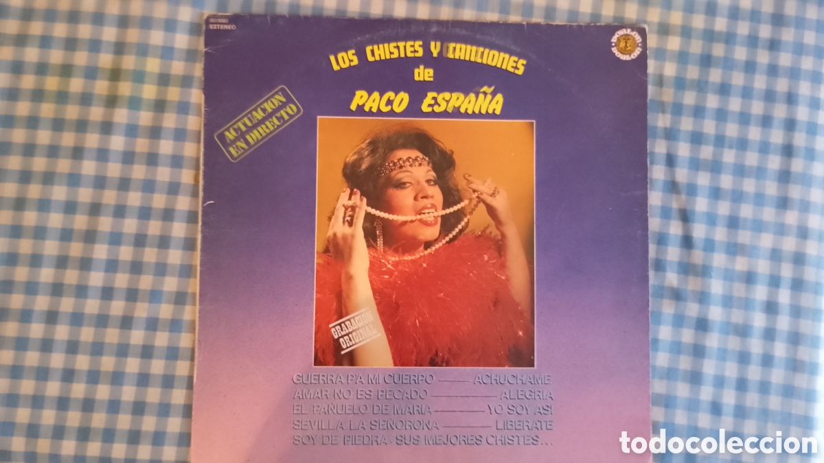 Discos de vinilo: Los chistes y canciones de paco espa&ntilde;a