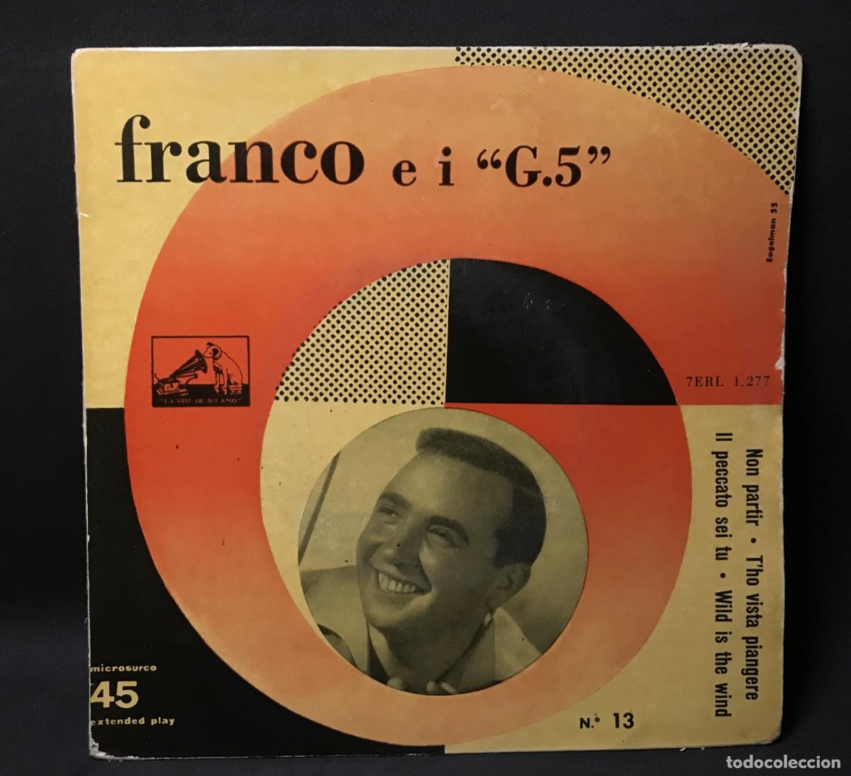 Discos de vinilo: Franco E I &rdquo;G. 5&rdquo; - Non Partir N&ordm; 13 - EP, 7&rdquo; - La Voz De Su Amo &ndash; 7ERL 1.277 - 1959 Spain