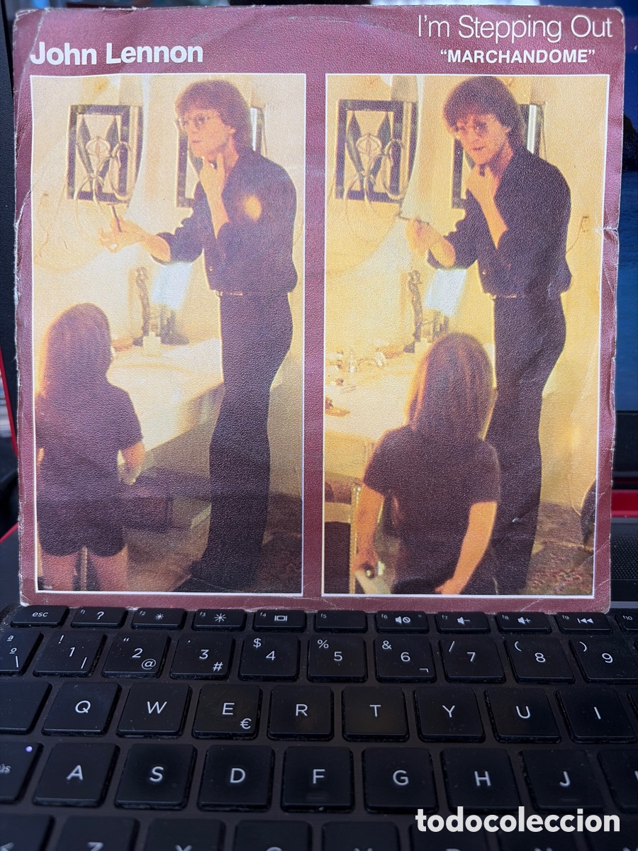 Discos de vinilo: JOHN LENNON - MARCHANDOME , I'M STEPPING OUT SINGLE SPAIN