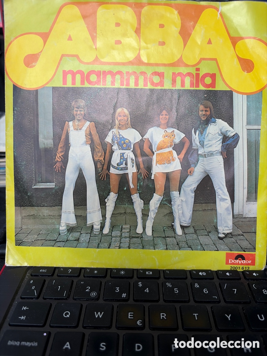 Discos de vinilo: ABBA - MAMMA MIA + INTERMEZZO SINGLE IMPORTADO