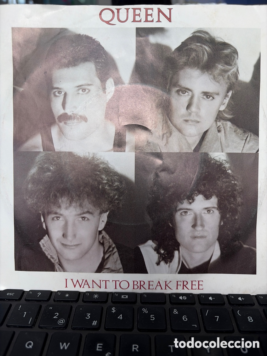 Discos de vinilo: QUEEN - I WANT TO BREAK FREE + MACHINES SINGLE HOLLAND