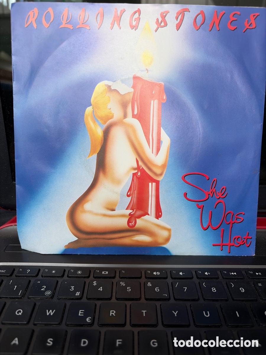 Discos de vinilo: ROLLING STONES - SHE WAS HOT SINGLE IMPORTADO - Foto 1