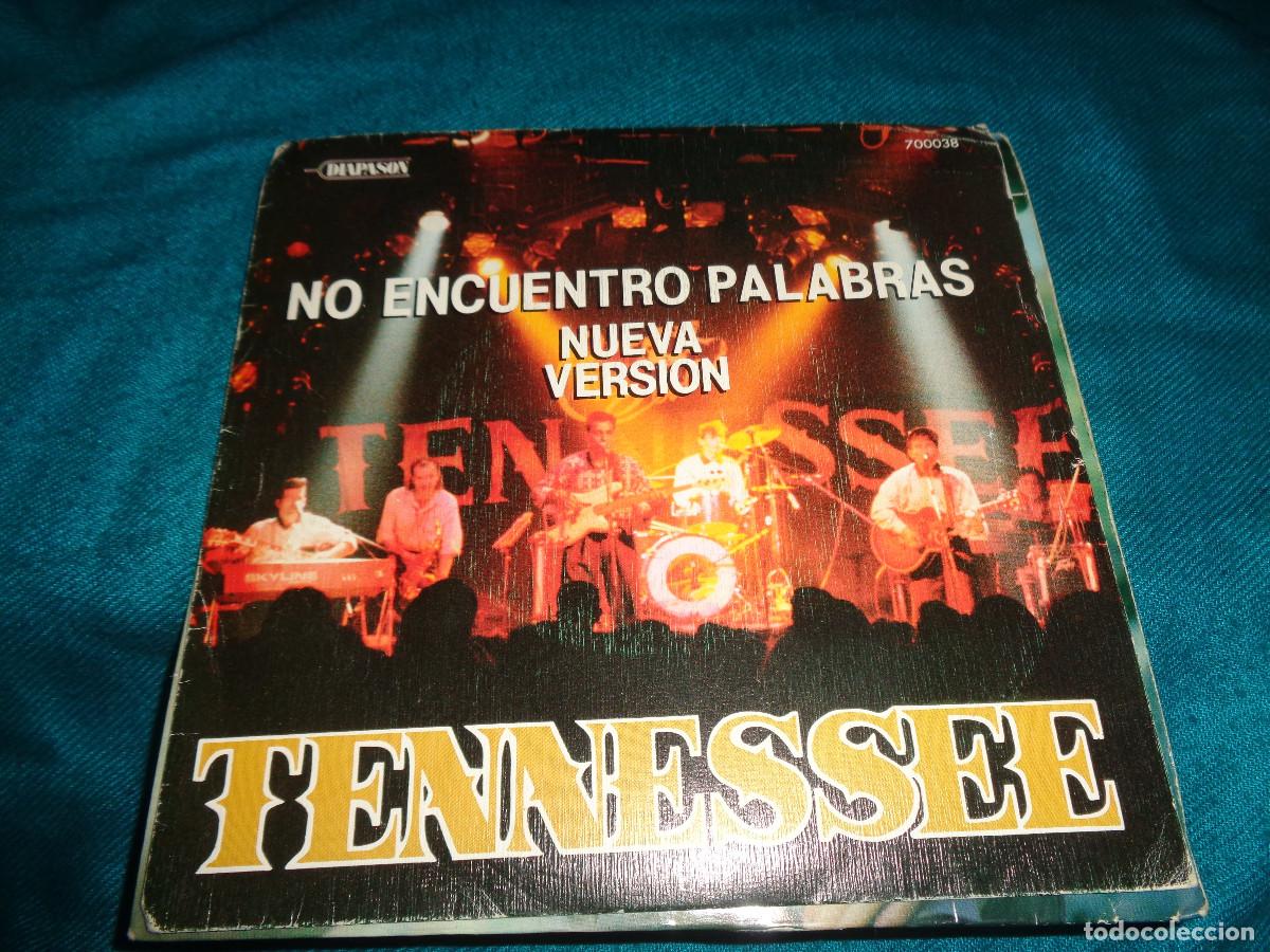 Discos de vinilo: TENNESSE. EXITOS ORO. NO ENCUENTRO PALABRAS. PROMOCIONAL. DIAPASON, 1989