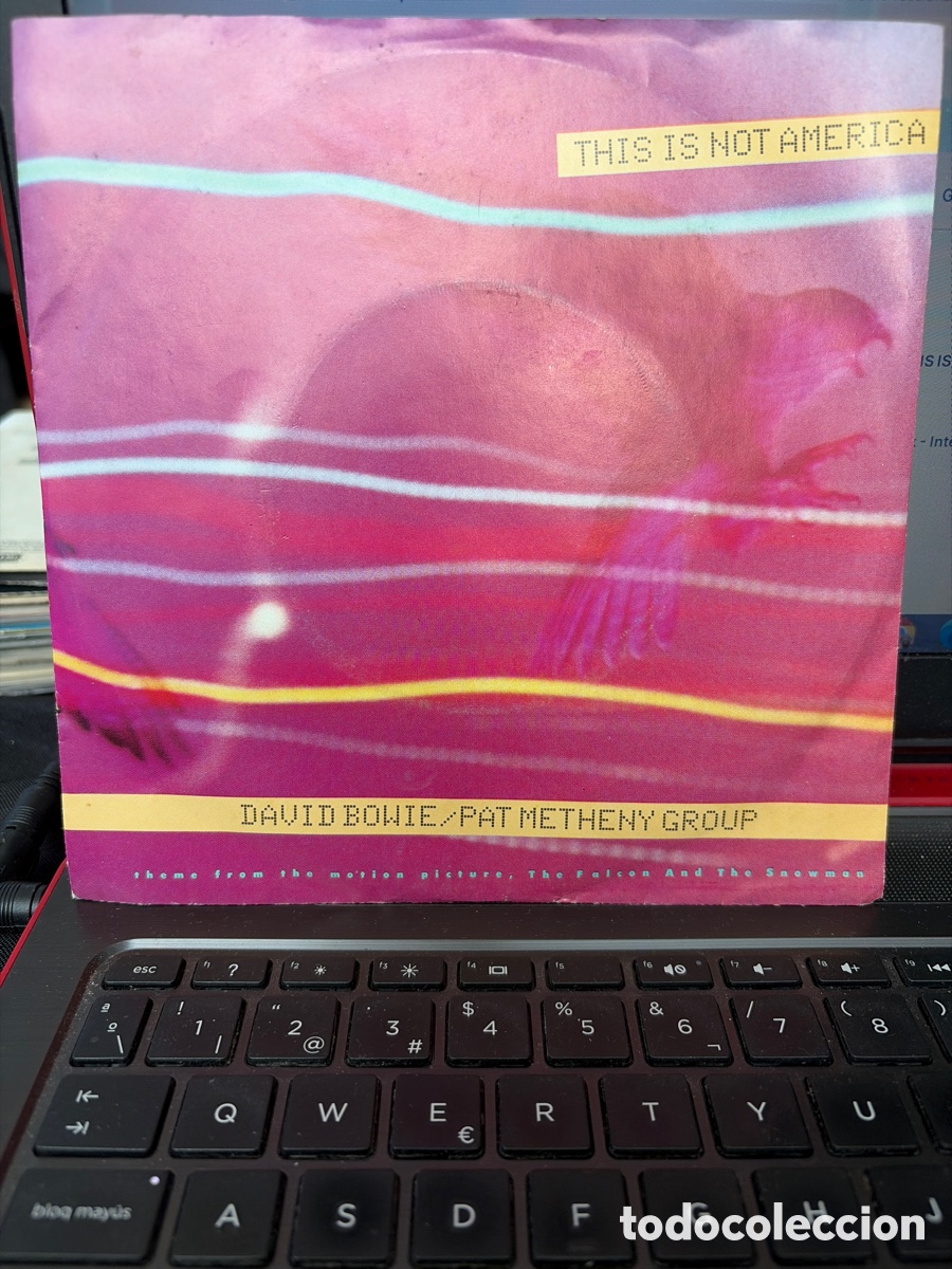 Discos de vinilo: DAVID BOWIE PAT METHENY GROUP - THIS IS NOT AMERICA SINGLE HOLANDA