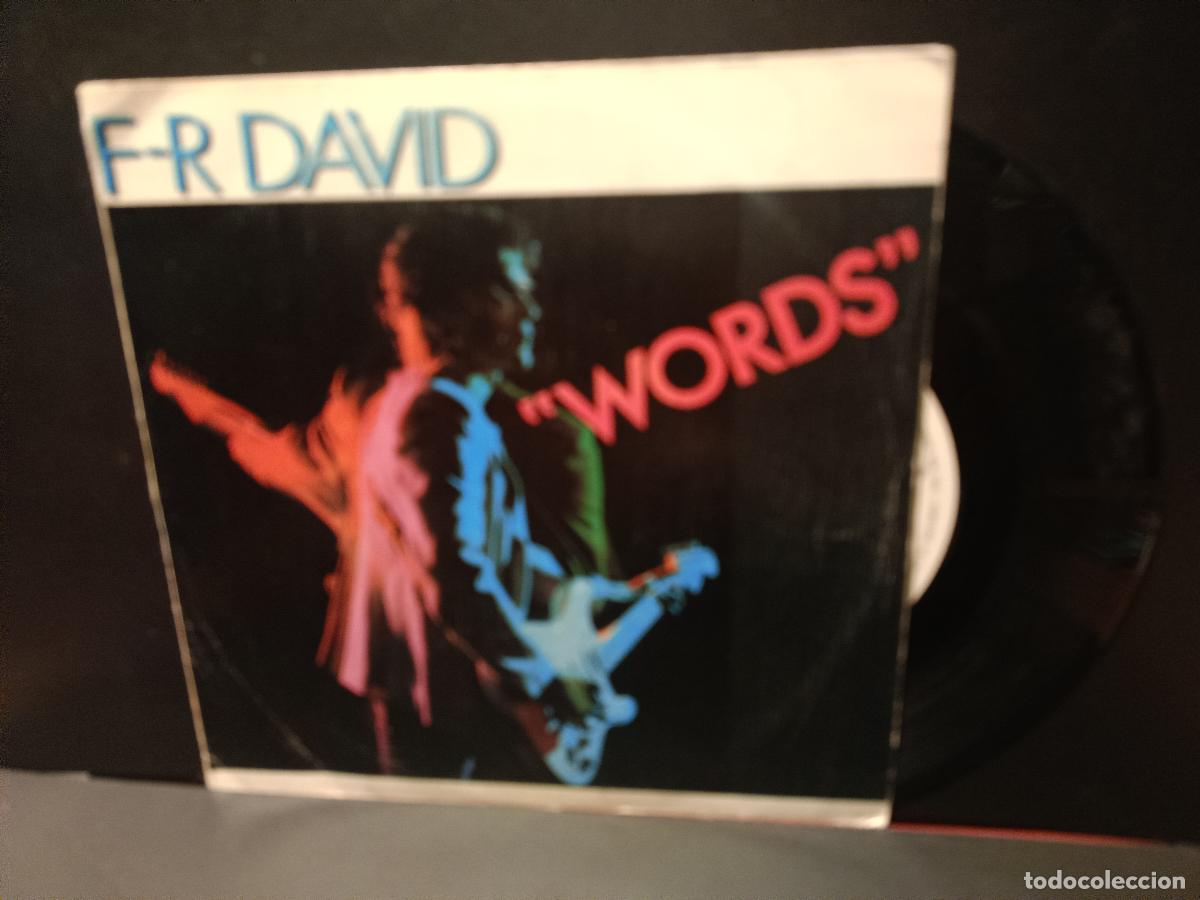 Discos de vinilo: FR DAVID-WORDS 1982 single PROMO PEPETO