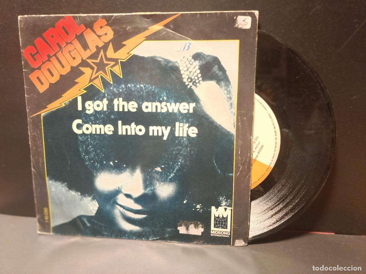 Discos de vinilo: CAROL DOUGLAS I GOT THE ANSWER SINGLE 1979 PEPETO - Foto 1