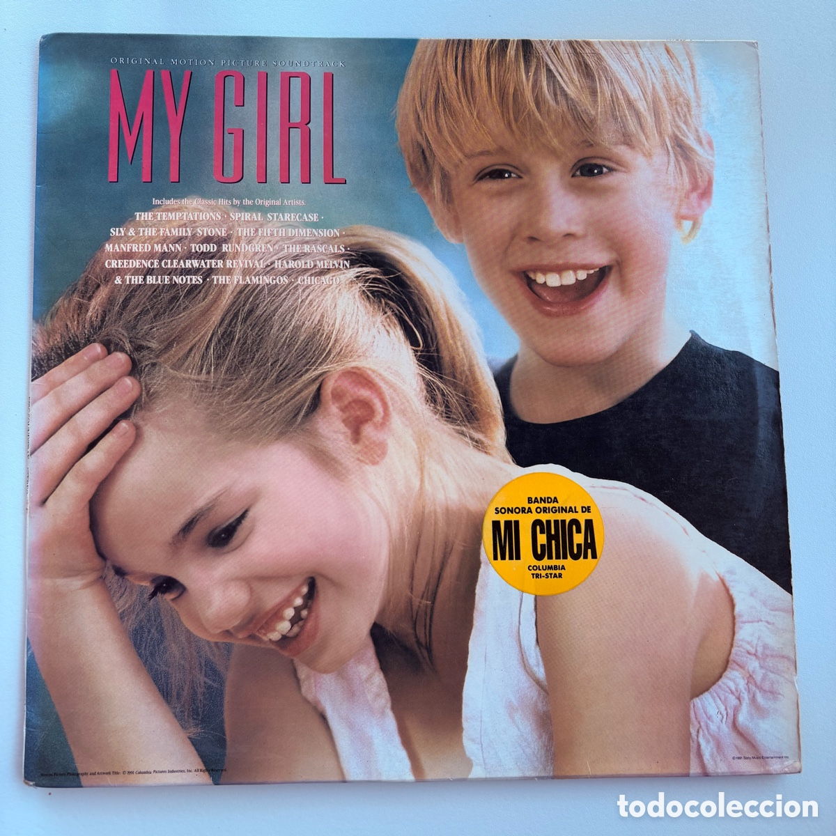 Discos de vinilo: Lp banda sonora original de la pelicula my girl mi chica edicion espa&ntilde;ola de 1991