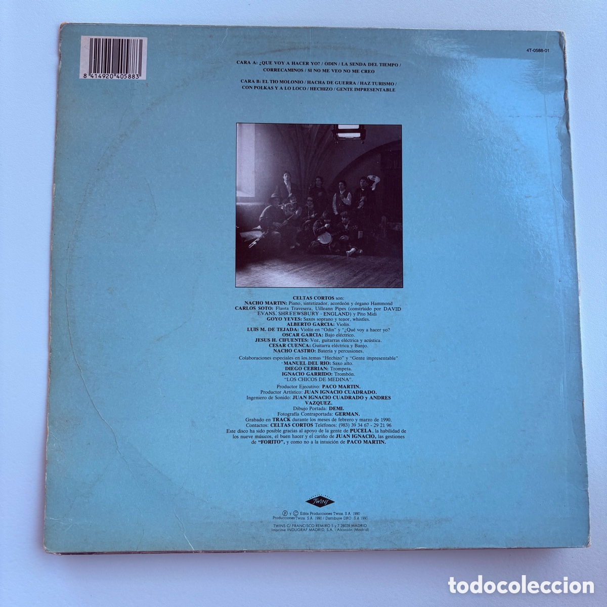 Discos de vinilo: Lp celtas cortos gente impresentable de 1990 - Foto 2