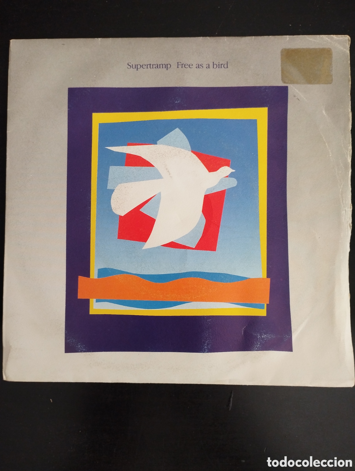 Discos de vinilo: Supertramp &ndash; Free As A Bird. 1987. Espa&ntilde;a. Vinilo, 7&rdquo;, Single. A&M Records &ndash; 390 284-7