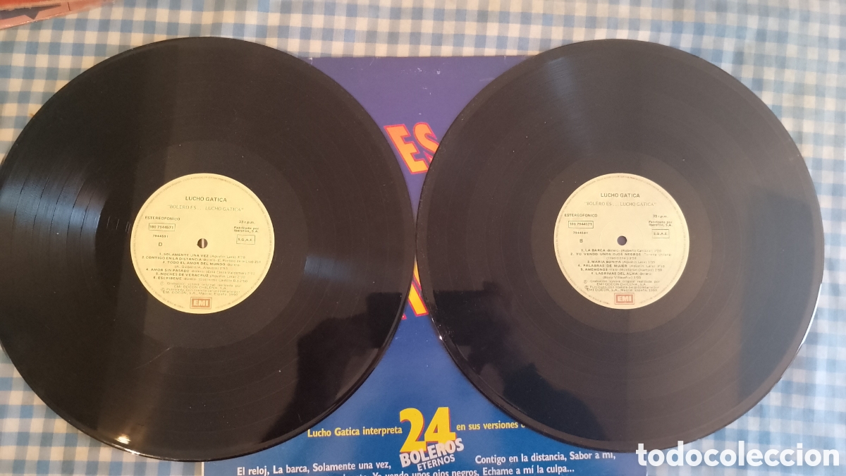 Discos de vinilo: Lucho gatica - Boleros - Foto 3