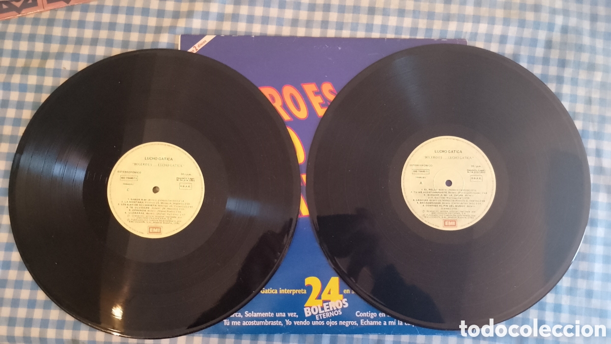 Discos de vinilo: Lucho gatica - Boleros - Foto 4
