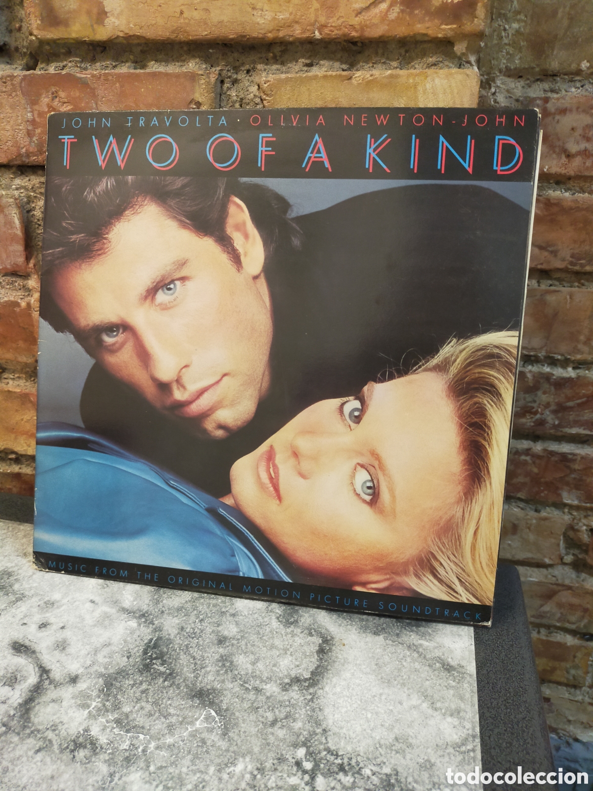 Dischi in vinile: vinilo de la banda sonora Two of a Kind (1983), interpretado por John Travolta y Olivia Newton-John,