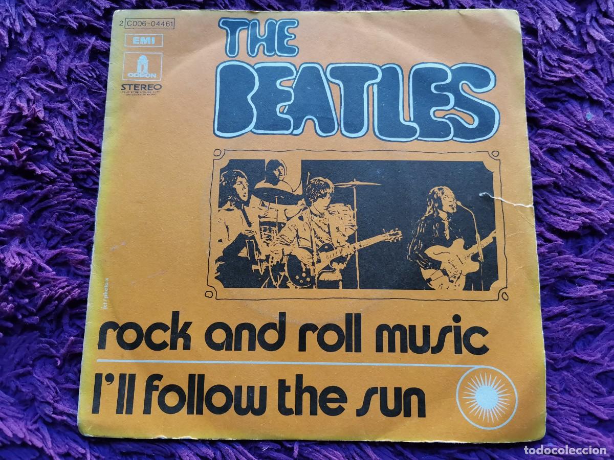 Discos de vinilo: The Beatles &ndash; Rock And Roll Music Vinilo 7&rdquo; Single 1973 France 2C006-04461
