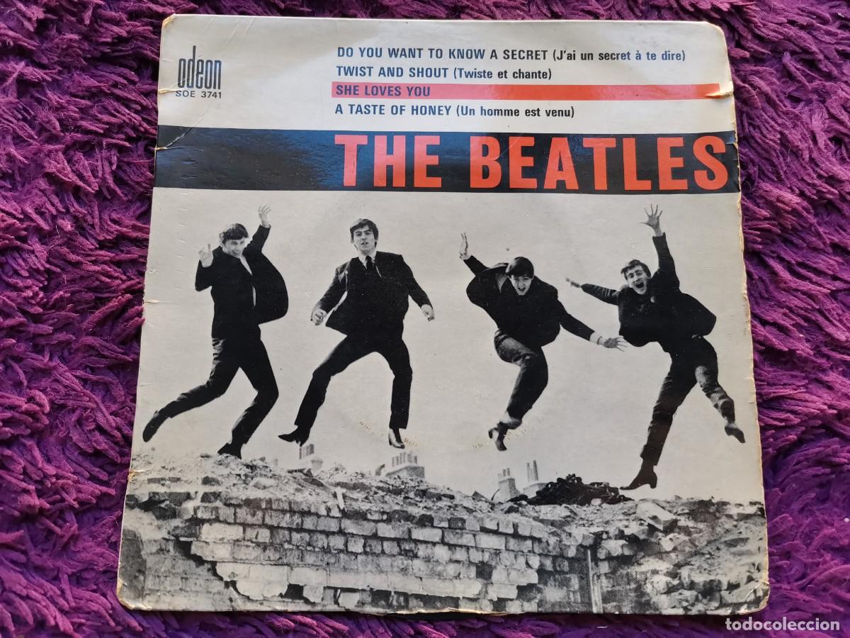 Discos de vinilo: The Beatles &ndash; She Loves You Vinilo 7&rdquo; EP 1963 France SOE 3741