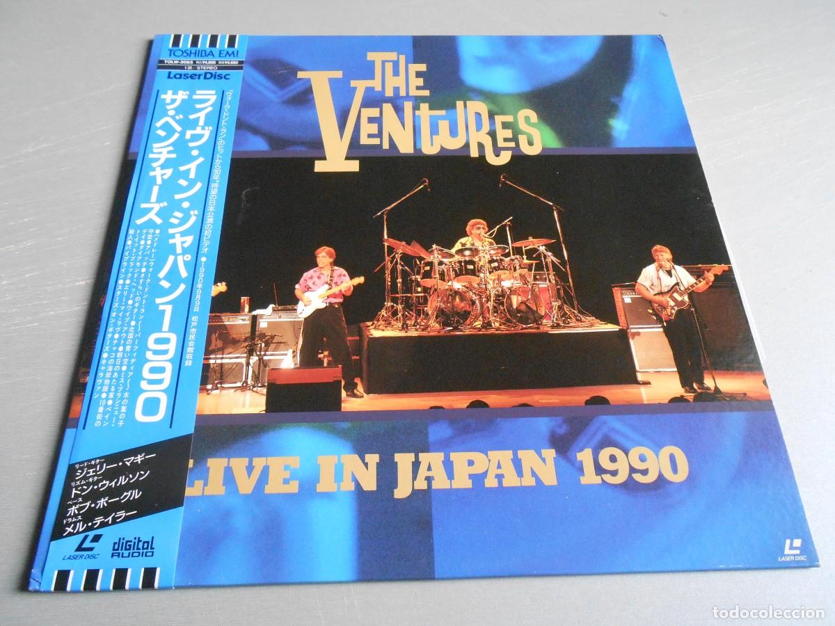 Discos de vinilo: VENTURES, THE -LIVE IN JAPAN 1990-, LASER DISC, MEDLEY + 14, A&Ntilde;O 1990, TOSHIBA EMI TOLW 3065 JAPAN