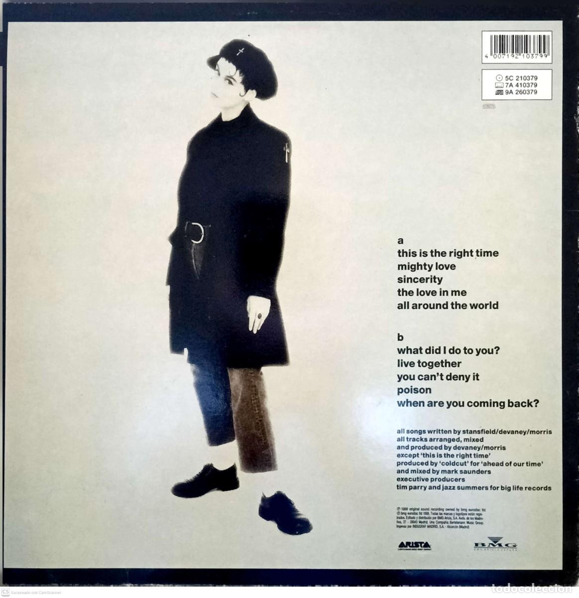 Discos de vinilo: Lisa Stansfield &ndash; Affection - Foto 2