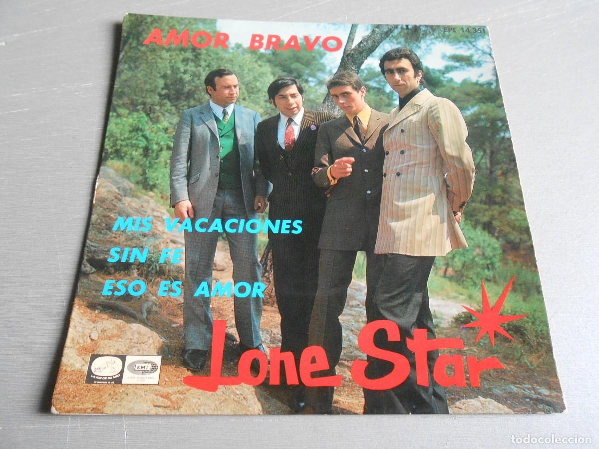 Discos de vinilo: LONE STAR, Conjunto, EP, AMOR BRAVO + 3, A&Ntilde;O 1967, LA VOZ DE SU AMO, EPL 14.351